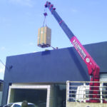 Crane Delivery of Heating & Cooling Unit - Casey Air in Bentleigh East, VIC